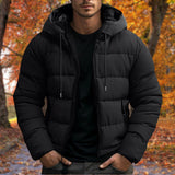 Waterproof Insulated Winter Jacket with Adjustable Hood