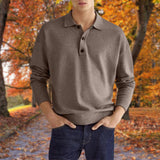 Men's Polo Collar Sweater in Seven Colours