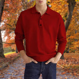 Men's Polo Collar Sweater in Seven Colours