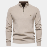 Men's Lightweight Cotton Blend Knit Sweater