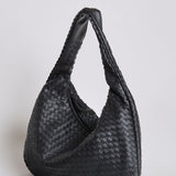Woven Slouchy Hobo Shoulder Bag