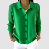 Women's Green Autumn Cardigan