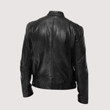 Men's Genuine Leather Jacket with Soft Lining