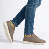 Men's Breathable Knit Walking Sneakers with Flexible Sole