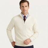 Men's Modern Fit Quarter Zip Layering Sweater