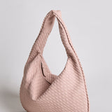 Woven Slouchy Hobo Shoulder Bag