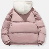 Women's Quilted Winter Jacket with Adjustable Hood