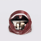 Glossy Slouchy Hobo Shoulder Bag