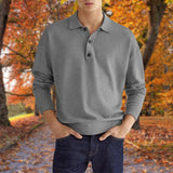 Men's Polo Collar Sweater in Seven Colours