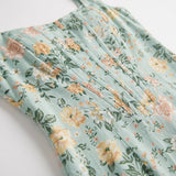 Women's Floral Sleeveless Midi Dress