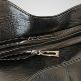 Women's Everyday Black Leather Bag