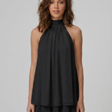 Tiered Halter Mini Dress