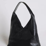 Slouchy V-Cut Hobo Shoulder Bag