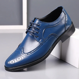 Classic Brogue Oxford Shoes with Non-Slip Sole