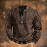 Men's Cotton Polo Sweater in Modern Fit