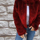 Women's Lightweight Zip Jacket with High Collar