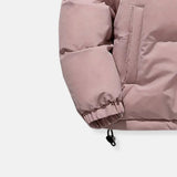 Women's Quilted Winter Jacket with Adjustable Hood