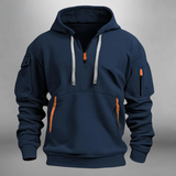 Men's Soft Relaxed Fit Hoodie with Adjustable Hood