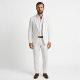 Men's Linen Slim Fit Two-Piece Suit