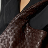 Oversized Coffee Shoulder Bag