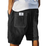 Striped Linen Blend Shorts