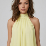 Tiered Halter Mini Dress