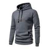 Hooded Sweatshirt with Ribbed Cuffs and Pocket