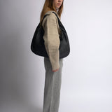 Woven Slouchy Hobo Shoulder Bag
