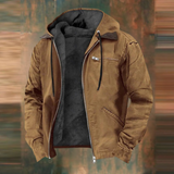 Men's Structured Autumn Jacket with Deep Pockets