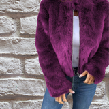 Women's Lightweight Zip Jacket with High Collar
