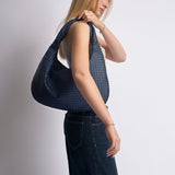 Woven Slouchy Hobo Shoulder Bag