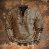 Men's Cotton Polo Sweater in Modern Fit