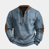 Men's Cotton Polo Sweater in Modern Fit