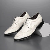 Handmade Calf Leather Lace-Up Dress Shoes