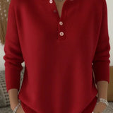 Women's Elegant Black Autumn Jumper