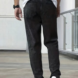 Men's Relaxed Loose Fit Denim Jeans