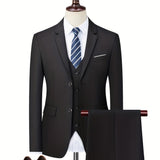 Men's Two-Piece Slim Fit Tailored Suit