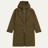Men's Waterproof Removable-Hood Long Parka Jacket