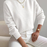 Women's Knit Turtleneck Sweater with Long Sleeves