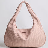 Woven Slouchy Hobo Shoulder Bag
