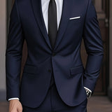 Men's Two-Piece Slim Fit Tailored Suit