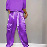 Ladies’ Satin Co-Ord Set