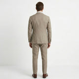 Men's Linen Slim Fit Two-Piece Suit