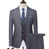 Men's Two-Piece Slim Fit Tailored Suit