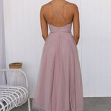 Lace Corset Midi Dress with Flared Skirt