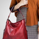 Women's Elegant Black Leather Bag