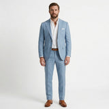 Men's Linen Slim Fit Two-Piece Suit