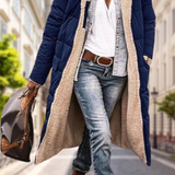 Women's Reversible Hooded Cashmere Blend Winter Jacket