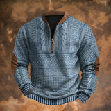 Men's Cotton Polo Sweater in Modern Fit