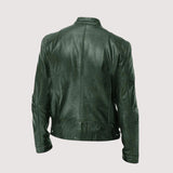 Men's Genuine Leather Jacket with Soft Lining